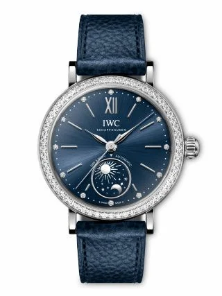 IWC Portofino Day & Night 34 Stainless Steel - Diamond / Blue IW6598-01 (IW659801)